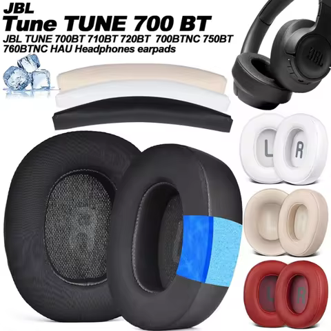 Earphone pads For JBL Tune 700BT, 710BT, 720BT 700BTNC, 750BTNC, T760NC 770NC replacement Earpads Ea