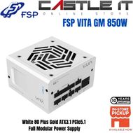 FSP VITA GM 750W 850W 1000W Black White 80 Plus Gold ATX3.1 PCIe5.1 Full Modular Power Supply