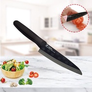 【FOREVER】日本製造鋒愛華櫻花限定款陶瓷刀16CM(黑刃黑柄)