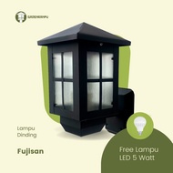 Terlaris Lampu Taman Dinding Minimalis 05 - Kuncup Topi Happy Shopping