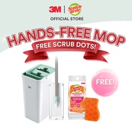 3M™ Scotch-Brite™ Hands-Free Mop with Compact Bucket, Self-Cleaning Mop, For cleaning floors, tiles,