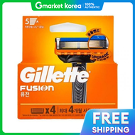 ใบมีดโกน Gillette Fusion 5 ชั้น สำหรับเปลี่ยน 4 ชิ้น
