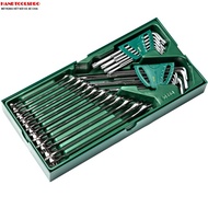 Ring wrench tray set - 30-piece hexagon set SATA 09906