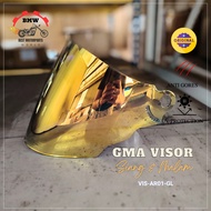 Helmet Visor GMA V-Shape <Gold> AR-C RITZ / AR1 - AR5