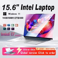 15.6-inches Windows 11 Pro laptop, Intel Core i7 8500Y 16GB 2TB laptop, office computer, fingerprint