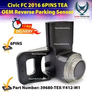 Honda Civic FC 2016 6PINS TEA OEM 39680-TEX-Y412-M1 Rear Bumper Reverse Parking Sensor Bunyi Undur W