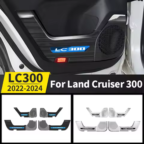 LC300 FJ300 Interior Accessories For 2021-2025 Toyota Land Cruiser 300 Stainless Steel Car Door Prot