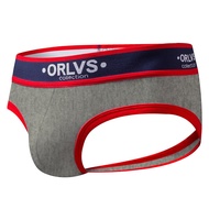 （A NEW） ORLVS Mens Panties Underwear Men Jockstrap Mens Briefs Ropa Interior HombreUnderwear SlipCotton Mens Briefs