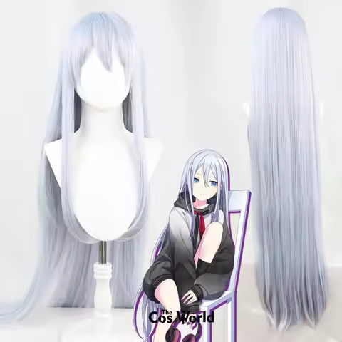 PJSK Yoisaki Kanade 120cm Long Halloween Anime Cosplay Wigs Fiber Heat Resistant Synthetic Hair + Wi