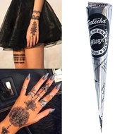 【Special Promotion】 Diy Henna Tattoo Paste Black Orange Red Green Henna Cones Indian For Temporary T