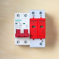 DC Breaker SUNNOM 63A + DC Surge Protector SUNNOM SPD DC (เบรกเกอร์ DC 63 แอมป์+กันฟ้า) ใช้กับงานโซล่าเซลล์ สินค้าพร้อมส่ง***Hot***