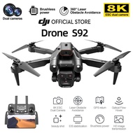 DJI S92 Rc Mini Drone 4K Three HD Drone With Camera Wifi Wide Angle HD Dual Camera Optical Flow Posi