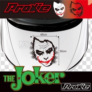 Stiker Mobil Cutting Stiker Animasi Joker Kap Mesin