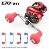 EKFan 8*5mm Suitable for diawa  Aluminum Alloy Handle &amp; EVA Knob Fishing Reel Handle Length 112mm  Hole Fishing Reel Tool For Baitcasting Ree Peralatan menangkap ikan