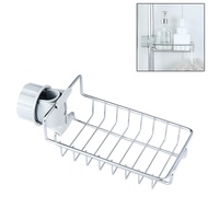 【CW】 Stainless Steel Sink Hanging Storage Rack Holder Faucet Clip Bathroom Kitchen Dishcloth Shelf Drain Dry Towel Organizer