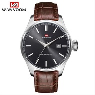 Jam Tangan Pria VAVA VOOM 2093 Stainless Steel/Leather Original