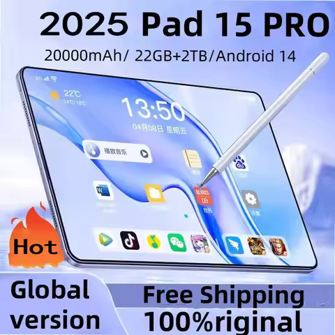 2025 Global Original MI Tablet Pad 15 Pro 11inch Android 14 22GB+2TB 20000mAh 5G Dual SIM Card WiFi 