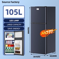 2-door refrigerator Snowflake Energy Conservation Mute upright freezer mini fridge