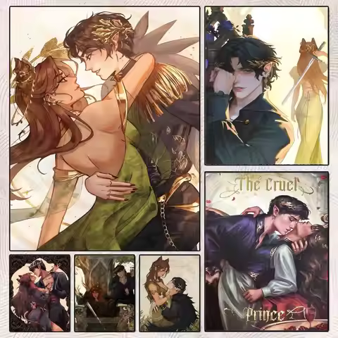 Novel The C-Cruel Prince Poster Durable Painting Canvas Poster Wall Hanging Home Interior Decoration