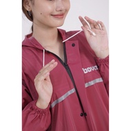 RUNSHOP_ Boven Raincoat suit for men and women, waterproof PVC material, waterproof zipper