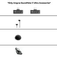 Amgras SoundMeta V Ultra Accessories [Receiver, In-Ear Monitor, Windshield]