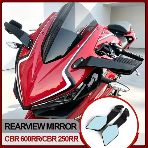 FOR HONDA CBR250RR/CBR600RR Adjustable Rearview Mirror CBR 600RR Motorcycle Stealth Mirrors CBR250 R