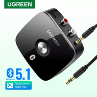 Bộ nhận Bluetooth 5.1 Ugreen 40759 CM106 dùng kết nối Loa AmplyChíp APTX HD Chính Hãng