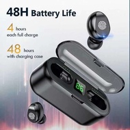 🇲🇾Ready Stock🇲🇾Evisu EV-TWS007 Original TWS 5.0 Bluetooth Earphones Wireless Earbuds LED Display Tou