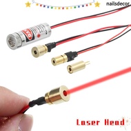 NAILSDECOR Point/Line Laser Diode Head 4 Styles 650nm 5mW Module Head Laser