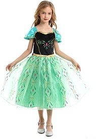 Frozen Anna Costume Dress for Kids Girls Birthday Costume For Baby Girl 3-10 Years old