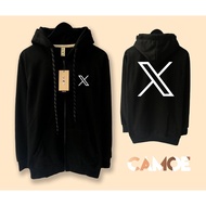 Jacket Hoodie Zipper X Social Media Elon Musk