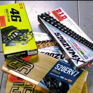 ORIGINAL MOTORCYCLE DiD JAPAN SPROCKET CHAIN WITH ERV7, ZVM-X, VX3, VX2 SIZE:520
