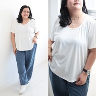 Knitted Plain Shirt/Plus Size/XL-3XL/4XL-6XL Blouse Women Top