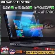 13.6 / 14.6 / 15.6 / 16.1 / 17.6 / 18.5 inch Laptop Screen Protector Notebook Film Matte Anti Bluera
