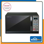 SHARP MICROWAVE WITH GRILL R607EK 900W 25L W32.8xD36.8xH20.6 CM BLACK