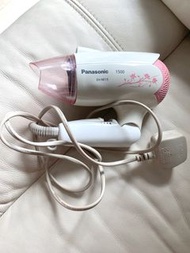 90% NEW Panasonic hair dryer 風筒 pink &amp; white