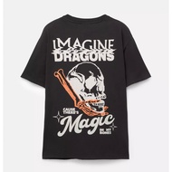 Imagine Dragon T-shirt for Men and Women Short Sleeve - Black
