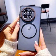 Magnetic Wireless Charger Case For OnePlus 13R 13 Ace 5 Pro 1+13 Hard Magnetic Transparent Matte Sho