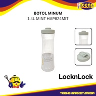 1.4 Liter Drinking WATER BOTTLE - SLIDE OPEN WATER BOTTLE 1.4L MINT HAP824MIT Lock N Lock
