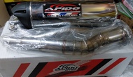 APIDO MUFFLER/PIPE FOR HONDA XRM110 CHROME