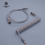 Lofree Lofree 1% Transparent Mechanical Keyboard Data Cable Airline Spiral Cable Spring Cable GeekSt