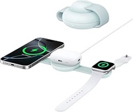Anker MagSafe Compatible MagGo UFO 3-in-1 Charger, Wireless Charging Station, 15W Qi2 Certified, Fol
