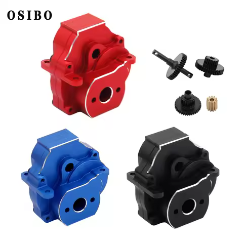 Metal Transmission Gear Box Gearbox Housing for Traxxas TRX4M TRX-4M 1/18 RC Crawler Car Upgrade Par