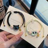 Bracelet Bracelet New Chinese Style Hand-woven Cat Pendant Couple Girlfriends Sisters Girlfriends St