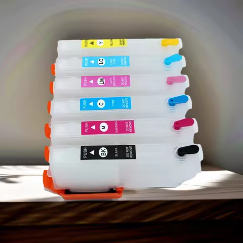 IC80 6C Refill Ink Cartridge for Epson EP-707A EP-777A EP-807AB EP-807AR EP-807AW EP-907F EP-977A3 E
