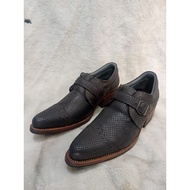 MEN'S COWBOY SHOES, GENUINE LEATHER, LEATHER INSOLE