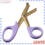 JONY Nurse Scissors, Stainless Steel Titanium plating Trauma Shears, 18cm Bandage Scissors
