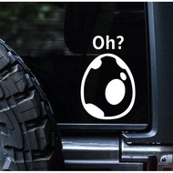 Sunset Graphics & Decals Oh? Hatching Egg Decal Vinyl Car Sticker | Cars Trucks Vans Walls Laptop | 