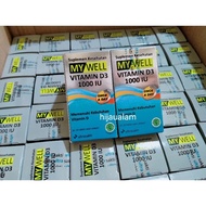 My Well Vit d3 1000iu/Vitamin d3 1000iu/contents 20