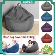 OKDEALS without Filling Home Decor Sofa Couch Cover Lazy Lounger Large Bean Bag Snugly Gamer Chair Chair Sofa Cover